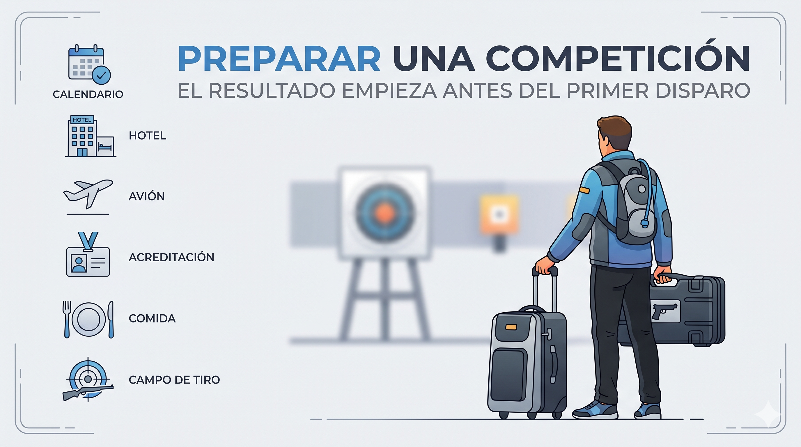 Preparar una competición de tiro: lo que se gana antes de empezar