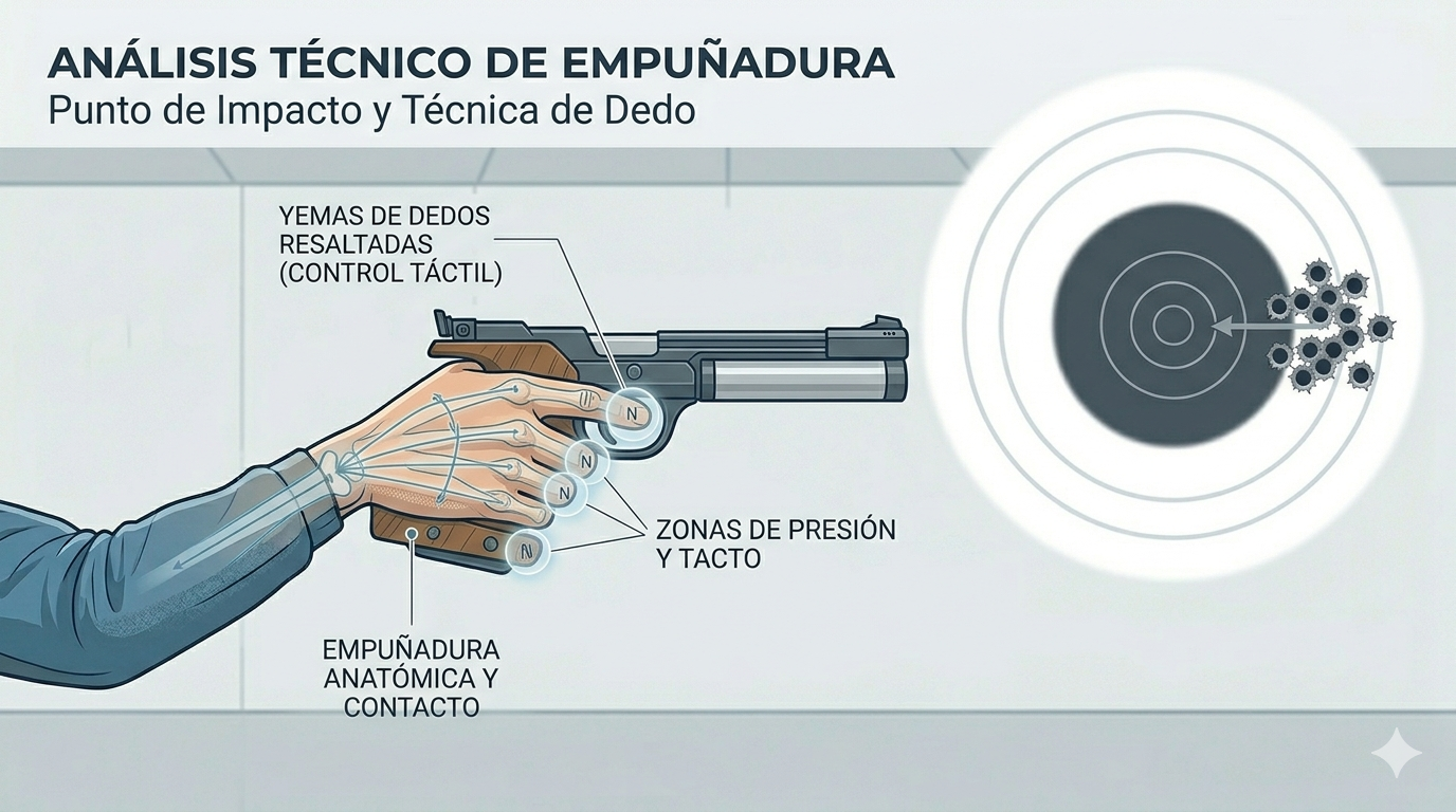 Yemas activas: ajustar la empunadura para controlar la tendencia a la derecha