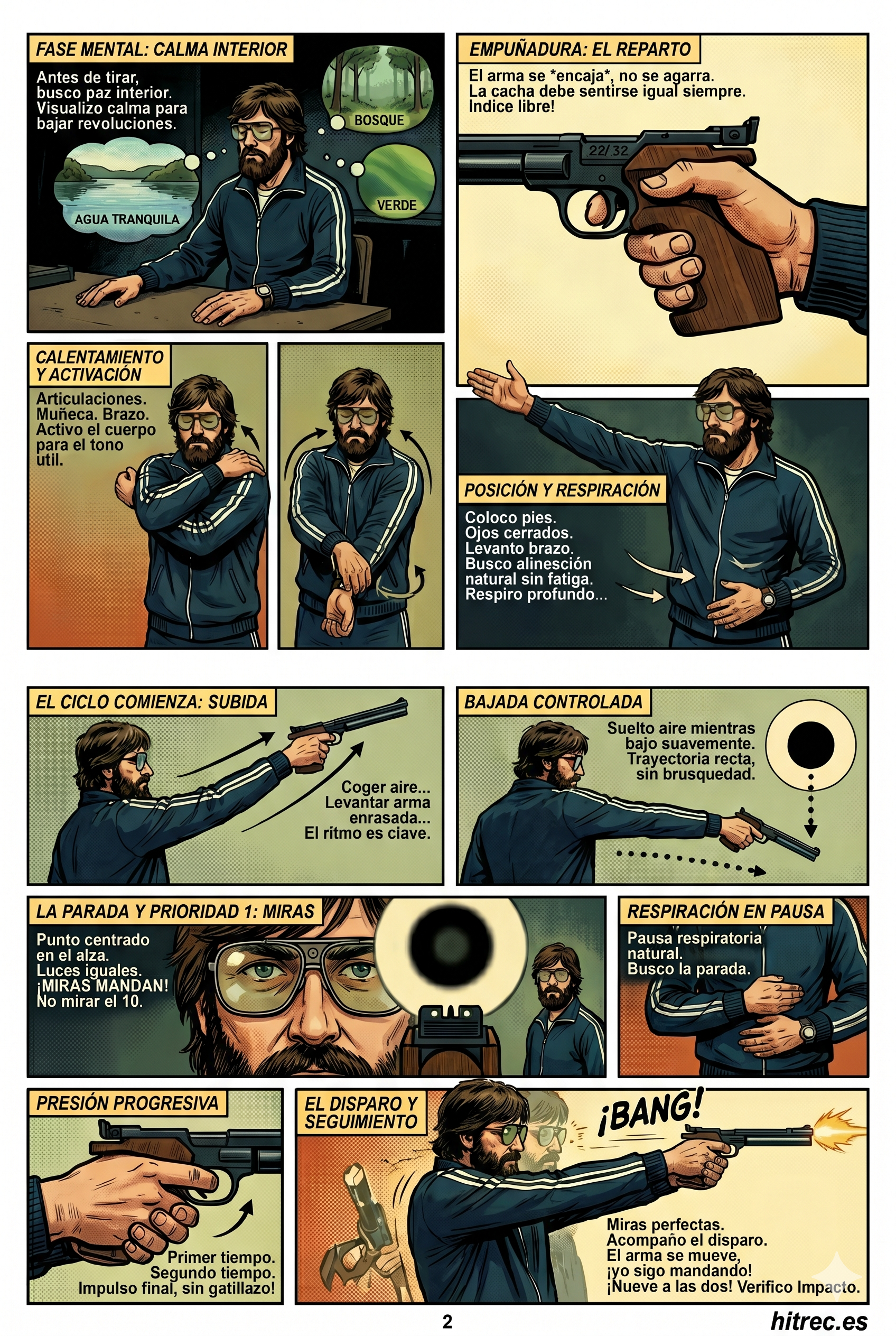 Comic del ritual de precision